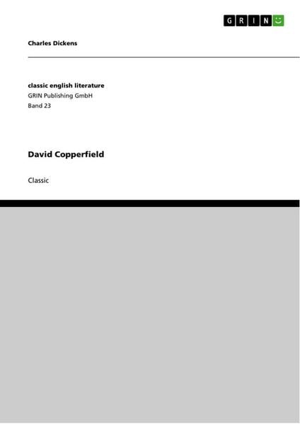 Produktbild: David Copperfield