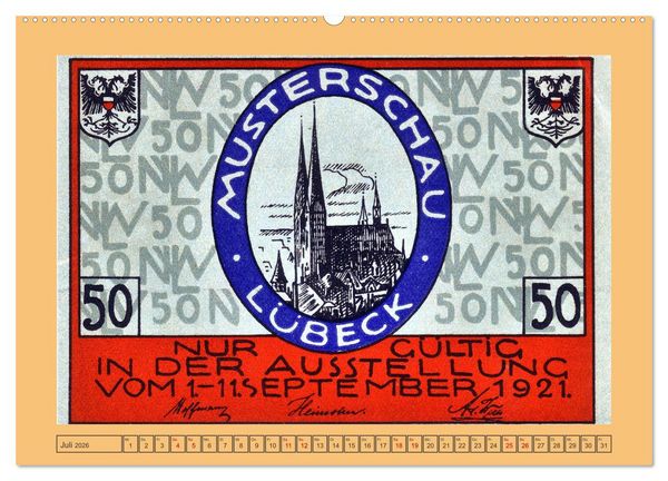 Produktbild: Gru&szlig; aus L&uuml;beck (Wandkalender 2026 DIN A2 quer), CALVENDO Monatskalender