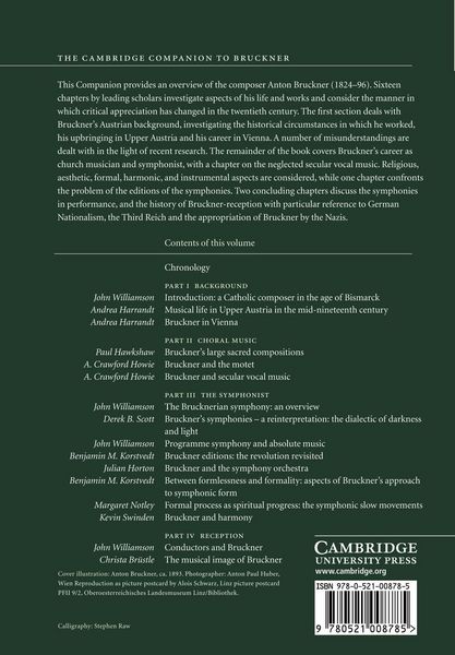 Produktbild: The Cambridge Companion to Bruckner