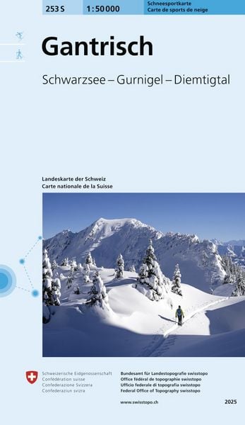 Produktbild: 253S Gantrisch Schneesportkarte