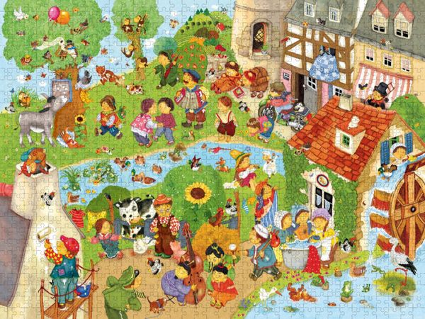 Produktbild: CALVENDO Puzzle Kunterbunte Kinderlieder | 2000 Teile Lege-Gr&ouml;&szlig;e 90x67cm Foto-Puzzle f&uuml;r gl&uuml;ckliche Stunden