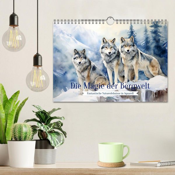Produktbild: Die Magie der Bergwelt (Wandkalender 2026 DIN A4 quer), CALVENDO Monatskalender