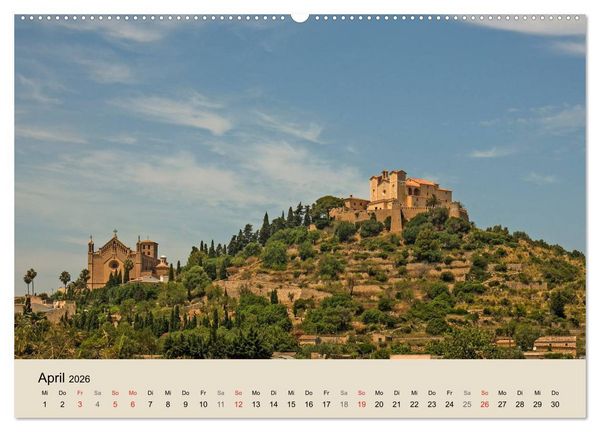 Produktbild: Mallorca - Traumhafte Balearen Insel (Wandkalender 2026 DIN A2 quer), CALVENDO Monatskalender