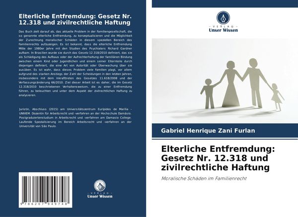 Produktbild: Elterliche Entfremdung: Gesetz Nr. 12.318 und zivilrechtliche Haftung