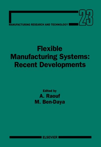Produktbild: Flexible Manufacturing Systems: Recent Developments
