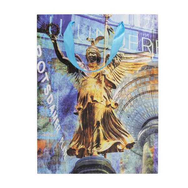 Produktbild: Idena Geschenktasche Berlin mehrfarbig 18x23x8cm