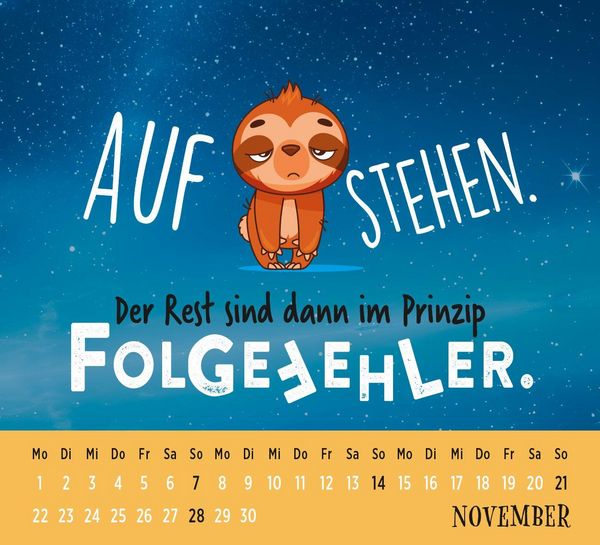 Produktbild: Mini-Kalender 2027: Sternzeichen Keinbock (1.1. -31.12.)