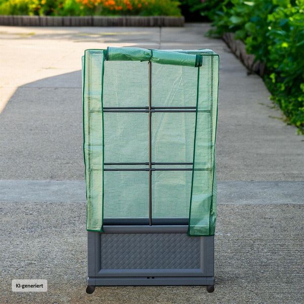 Produktbild: HTI-Living Gew&auml;chshaus 60x30x106 cm mit Rollen Gew&auml;chshaus 60x30x106 cm mit Rollen
