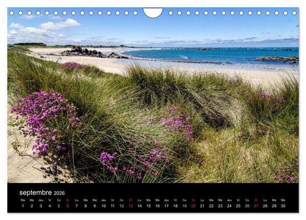 Produktbild: La Bretagne - prises de vue sur un paysage c&ocirc;tier (Calendrier mural 2026 DIN A4 vertical), CALVENDO calendrier mensuel
