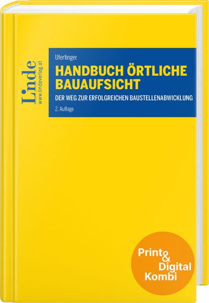 Produktbild: Handbuch &Ouml;rtliche Bauaufsicht (Kombi Print&digital)
