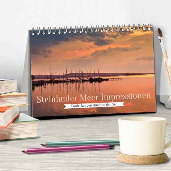 Produktbild: Steinhuder Meer Impressionen (Tischkalender 2026 DIN A5 quer), CALVENDO Monatskalender