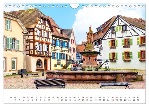 Produktbild: Eguisheim - M&auml;rchendorf im Elsass (Wandkalender 2026 DIN A4 quer), CALVENDO Monatskalender