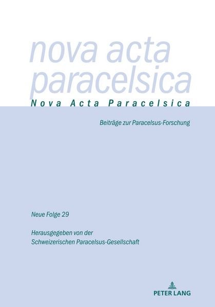Produktbild: Nova Acta Paracelsica 29/2021