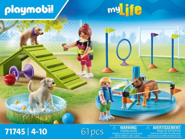 Produktbild: PLAYMOBIL 71745 Hundespielplatz