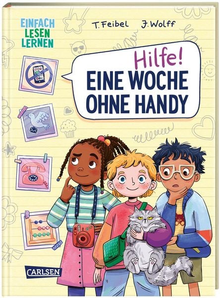Hilfe! Eine Woche ohne Handy, Gebundene Ausgabe von Thomas Feibel, Carlsen, 9783551691156