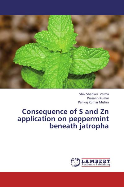 Produktbild: Consequence of S and Zn application on peppermint beneath jatropha