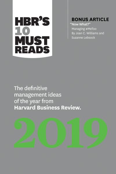 Produktbild: Hbr's 10 Must Reads 2019