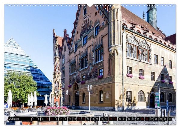 Produktbild: Ulm einfach liebenswert (hochwertiger Premium Wandkalender 2026 DIN A2 quer), Kunstdruck in Hochglanz