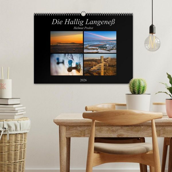 Produktbild: Die Hallig Langene&szlig; (Wandkalender 2026 DIN A3 quer), CALVENDO Monatskalender