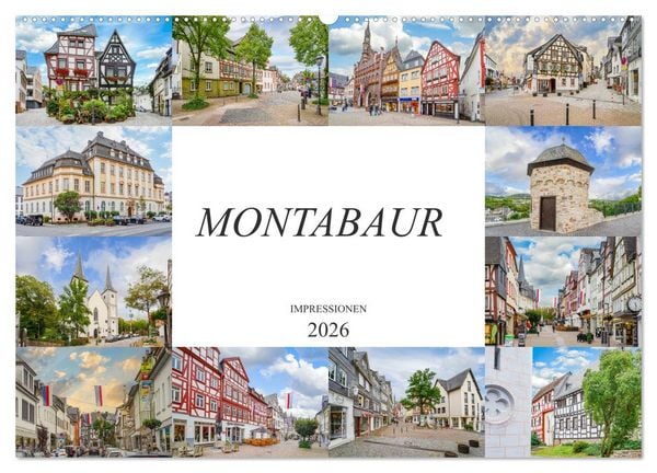 Produktbild: Montabaur Impressionen (Wandkalender 2026 DIN A2 quer), CALVENDO Monatskalender