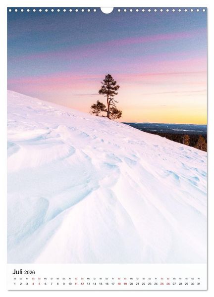 Produktbild: Finnland - Winter Wunderland (Wandkalender 2026 DIN A3 hoch), CALVENDO Monatskalender