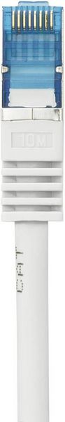 Produktbild: Renkforce RF-4145292 RJ45 Patchkabel CAT 6a S/FTP 10.00 m Grau mit Rastnasenschutz, Flammwidrig 1 St.