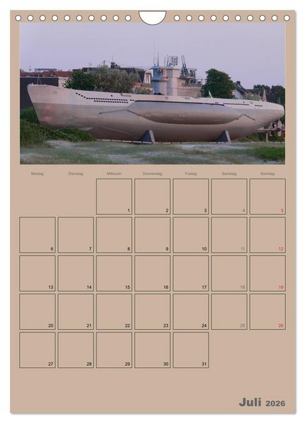Produktbild: Rund um die Kieler F&ouml;rde / Planer (Wandkalender 2026 DIN A4 hoch), CALVENDO Monatskalender