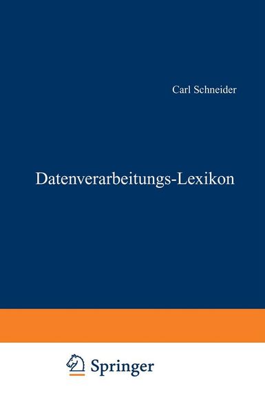 Produktbild: Datenverarbeitungs-Lexikon