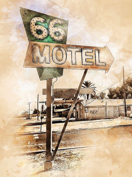 Produktbild: CALVENDO Puzzle Route 66 1000 Teile Lege-Gr&ouml;&szlig;e 480 x 640 cm Foto-Puzzle Bild von Peter Roder