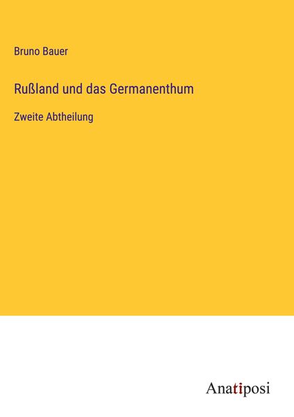 Produktbild: Ru&szlig;land und das Germanenthum