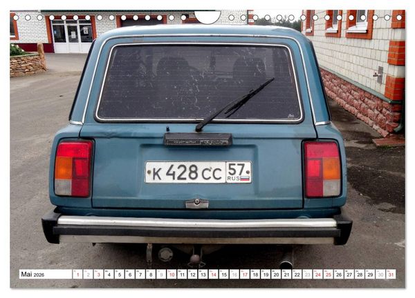 Produktbild: Sowjet-Mobile - Oldtimer der UdSSR (Wandkalender 2026 DIN A4 quer), CALVENDO Monatskalender