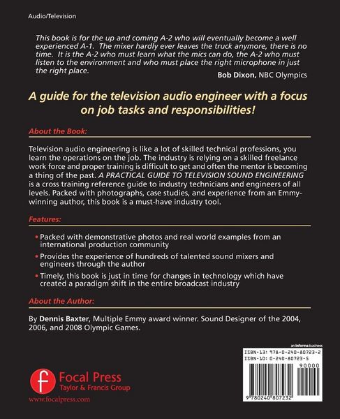 Produktbild: A Practical Guide to Television Sound Engineering