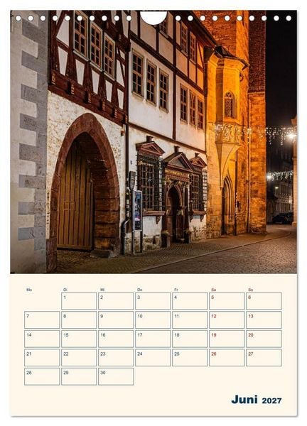 Produktbild: Zauberhaftes Erfurt (Wandkalender 2027 DIN A4 hoch), CALVENDO Monatskalender