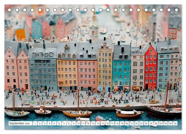 Produktbild: Miniatur-Universum: Ein Jahr in kleinen Welten (Tischkalender 2026 DIN A5 quer), CALVENDO Monatskalender