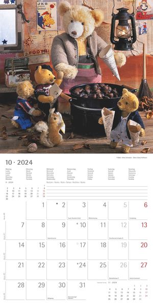  Teddy 2022 - Broschürenkalender 30x30 cm (30x60