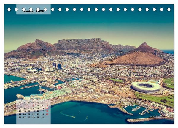 Produktbild: S&uuml;dafrika entdecken (Tischkalender 2026 DIN A5 quer), CALVENDO Monatskalender