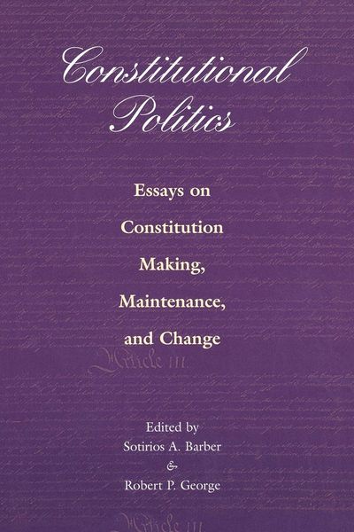 Produktbild: Constitutional Politics