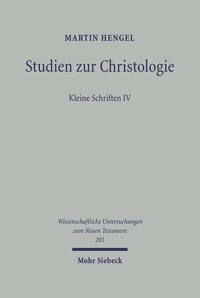 Produktbild: Studien zur Christologie