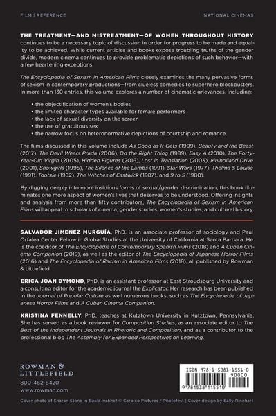 Produktbild: Encyclopedia of Sexism in American Films