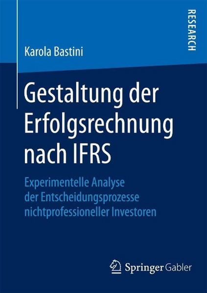 Produktbild: Gestaltung der Erfolgsrechnung nach IFRS