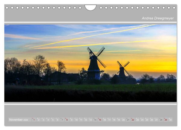 Produktbild: Krummh&ouml;rn im Panorama-Format (Wandkalender 2026 DIN A4 quer), CALVENDO Monatskalender