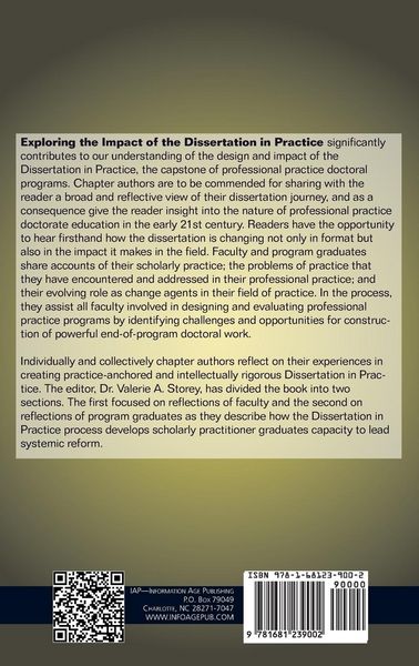 Produktbild: Exploring the Impact of the Dissertation in Practice (HC)