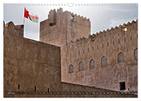 Produktbild: Sultanat Oman (Wandkalender 2026 DIN A3 quer), CALVENDO Monatskalender