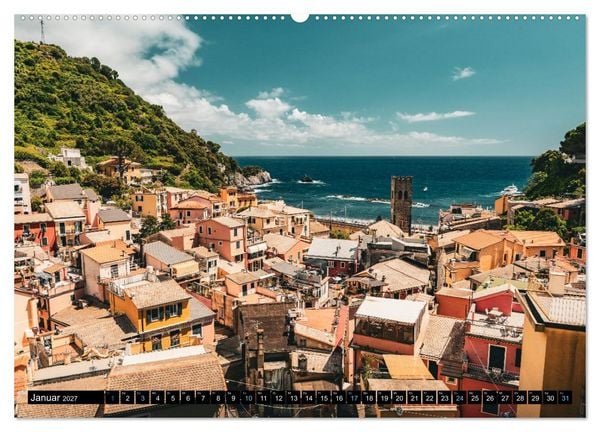 Produktbild: Cinque Terre - Traumhaft sch&ouml;n (hochwertiger Premium Wandkalender 2027 DIN A2 quer), Kunstdruck in Hochglanz