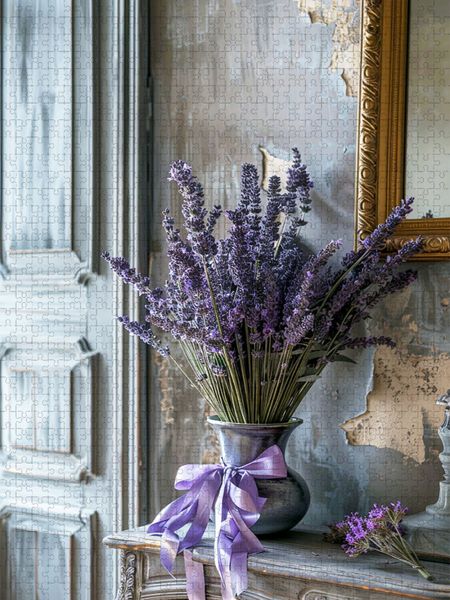 Produktbild: CALVENDO Puzzle Lavendelbouquet | 1000 Teile Lege-Gr&ouml;&szlig;e 64x48cm Foto-Puzzle f&uuml;r gl&uuml;ckliche Stunden