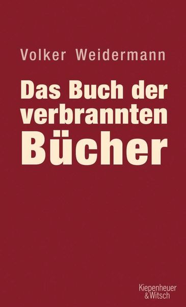 Produktbild: Das Buch der verbrannten B&uuml;cher