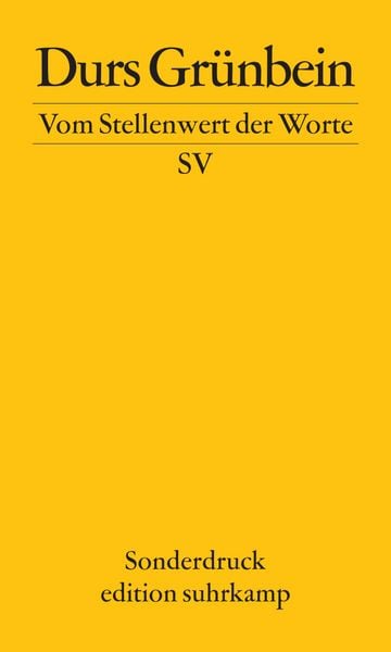 Produktbild: Vom Stellenwert der Worte