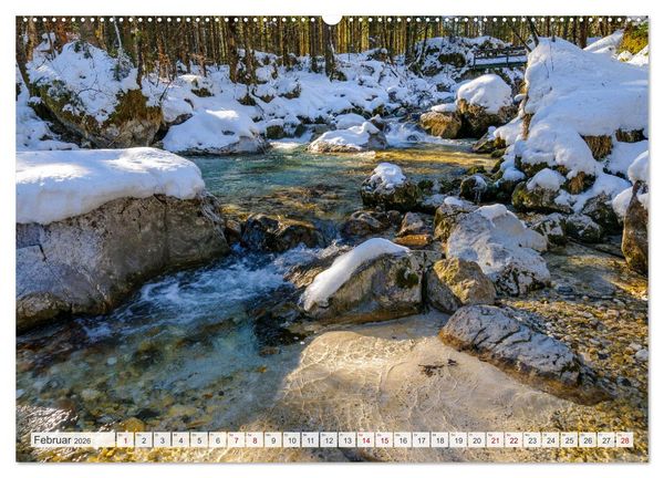 Produktbild: Unterwegs im Bergsteigerdorf Ramsau (hochwertiger Premium Wandkalender 2026 DIN A2 quer), Kunstdruck in Hochglanz