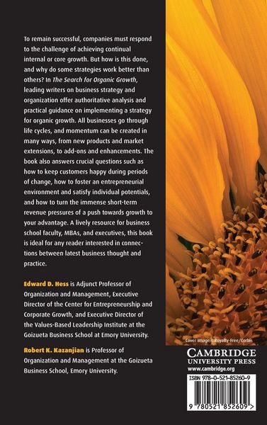 Produktbild: The Search for Organic Growth