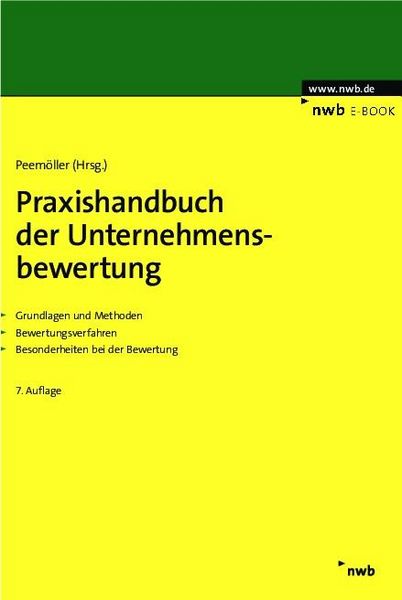 Produktbild: Praxishandbuch der Unternehmensbewertung